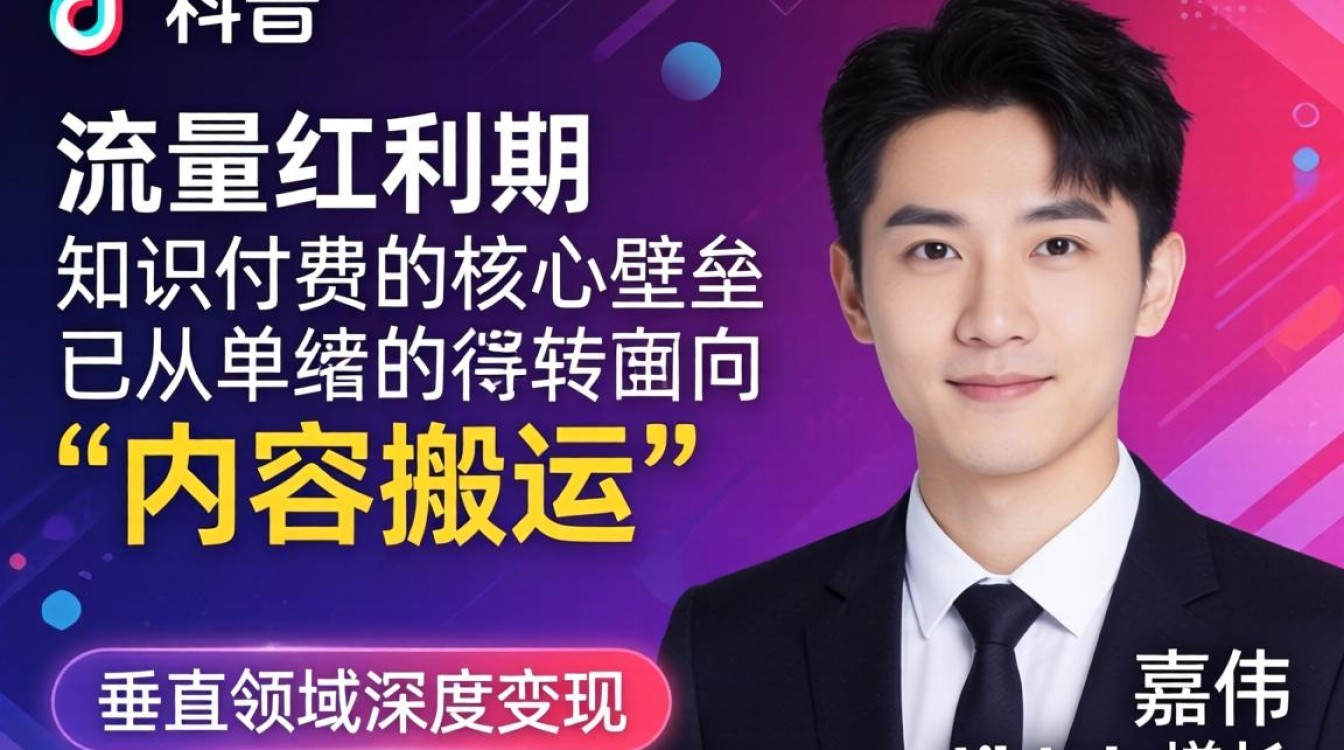 知识付费嘉伟 tiktok 增长会内容变现技巧