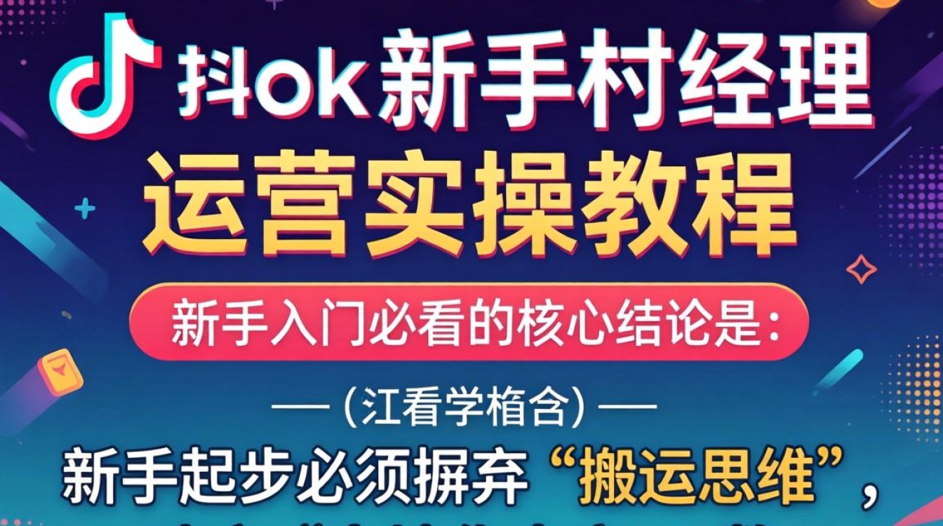 TikTok 新手村经理运营实操教程