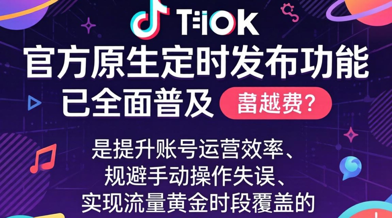 TikTok 定时发布功能怎么设置