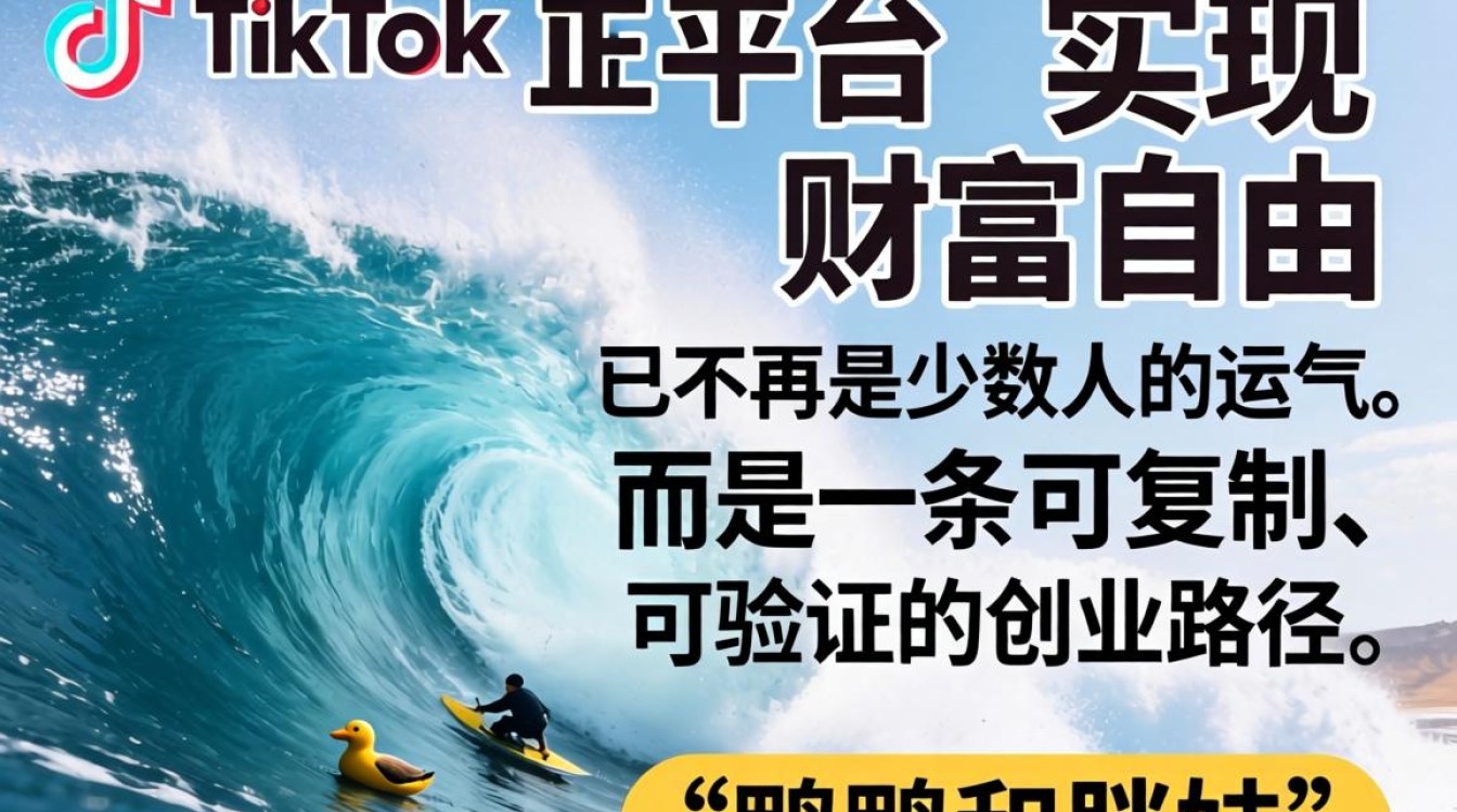 创业路径鸭鸭和胖妹tiktok实现财富自由