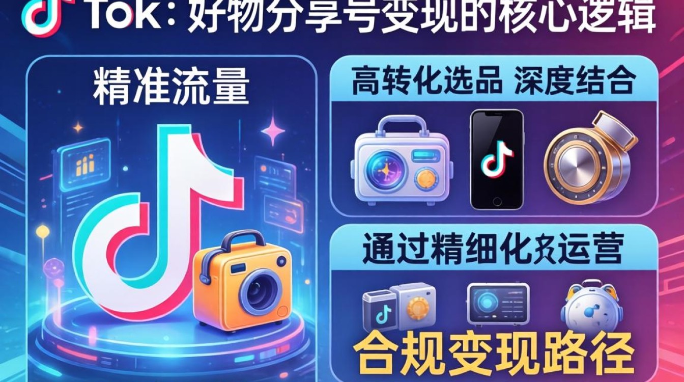 TikTok 好物分享号月入过万技巧