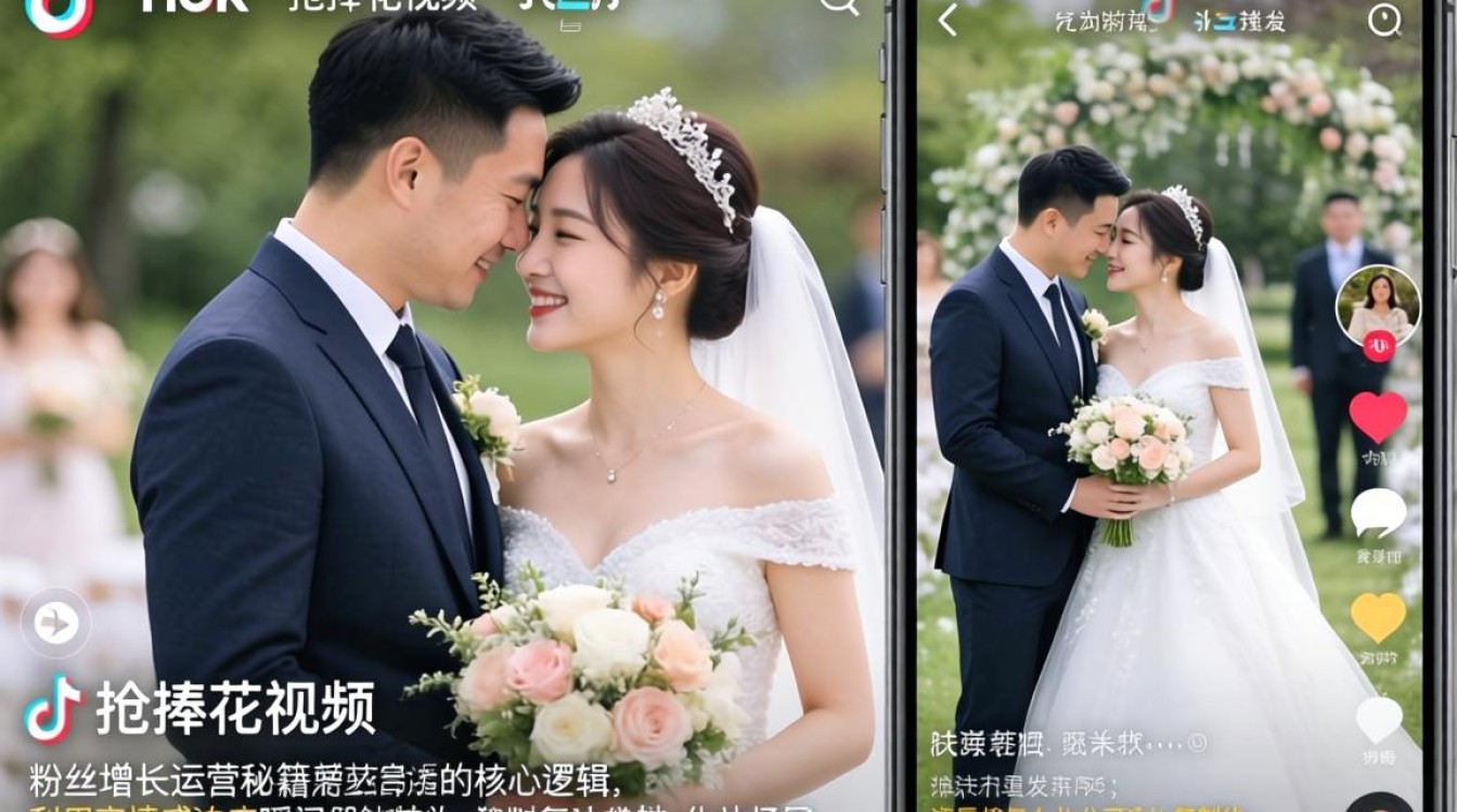 TikTok 抢捧花视频 粉丝增长运营秘籍