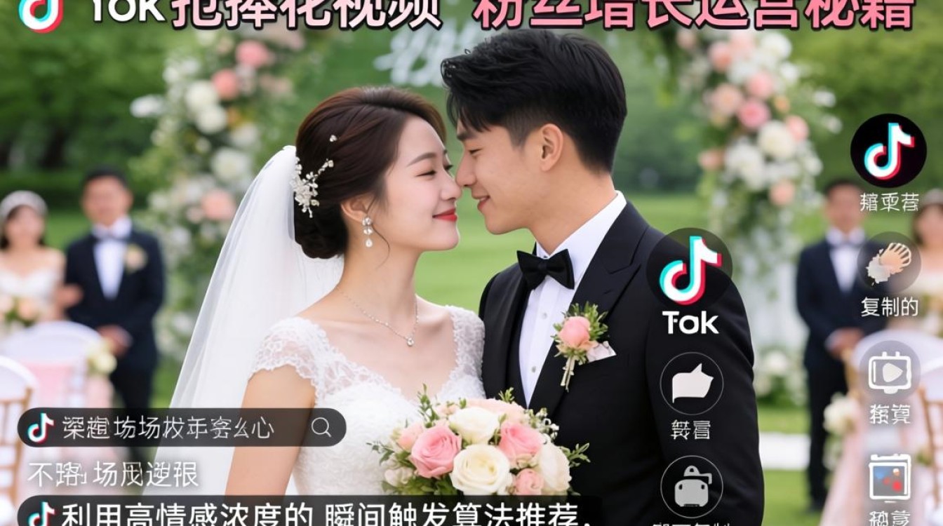TikTok 抢捧花视频 粉丝增长运营秘籍