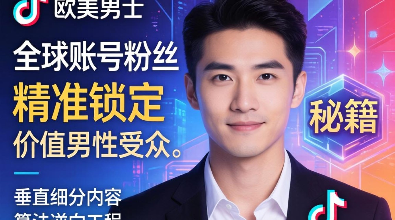 TikTok 欧美男士 全球账号粉丝增长秘籍