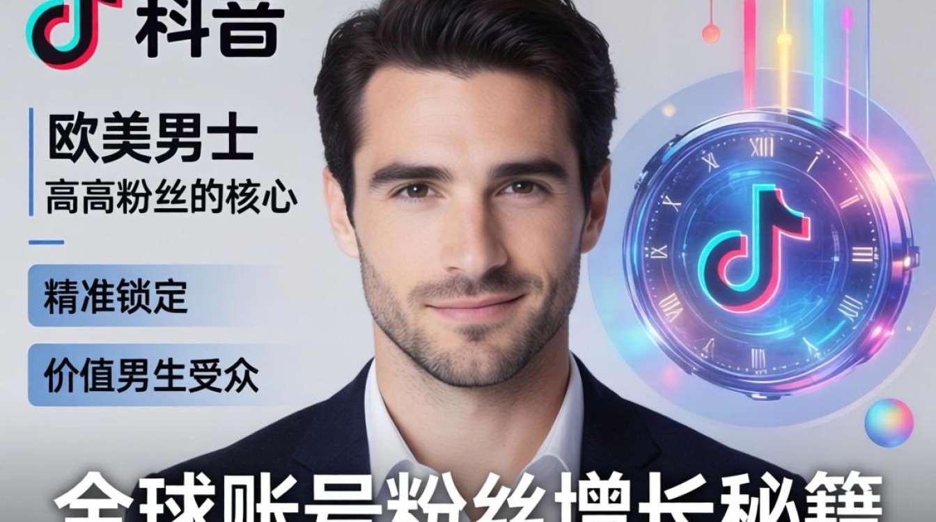 TikTok 欧美男士 全球账号粉丝增长秘籍