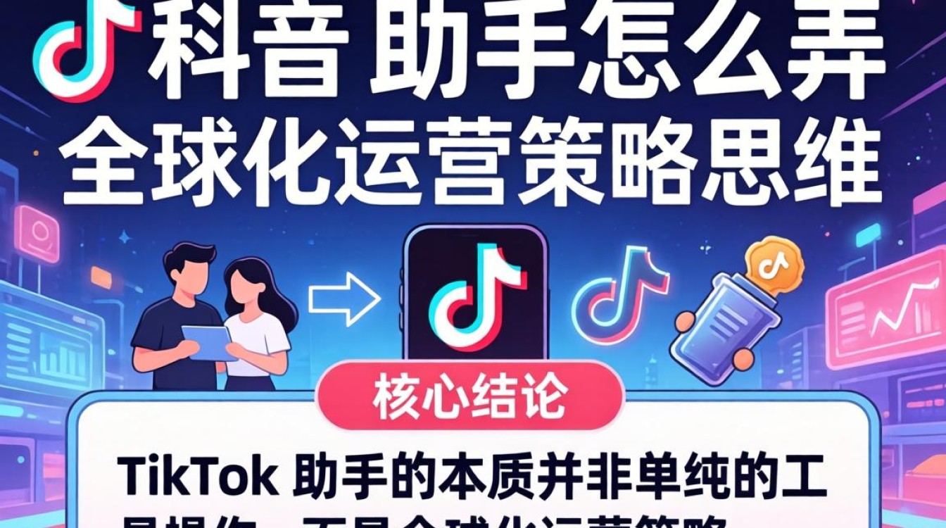 TikTok 助手怎么弄,TikTok 助手如何设置,TikTok 全球化运营策略 TikTok 全球化运营策略