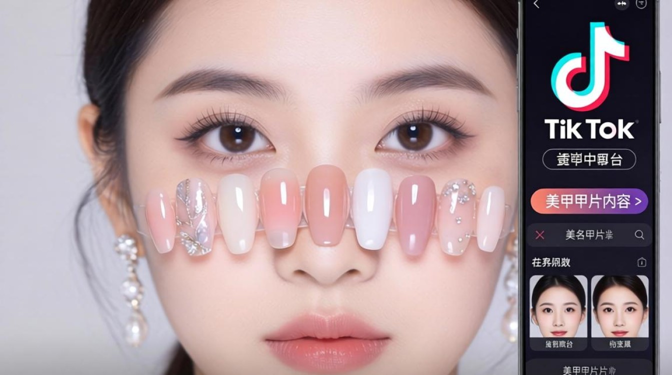 视频拍摄美甲甲片tiktok怎么提升画面质感