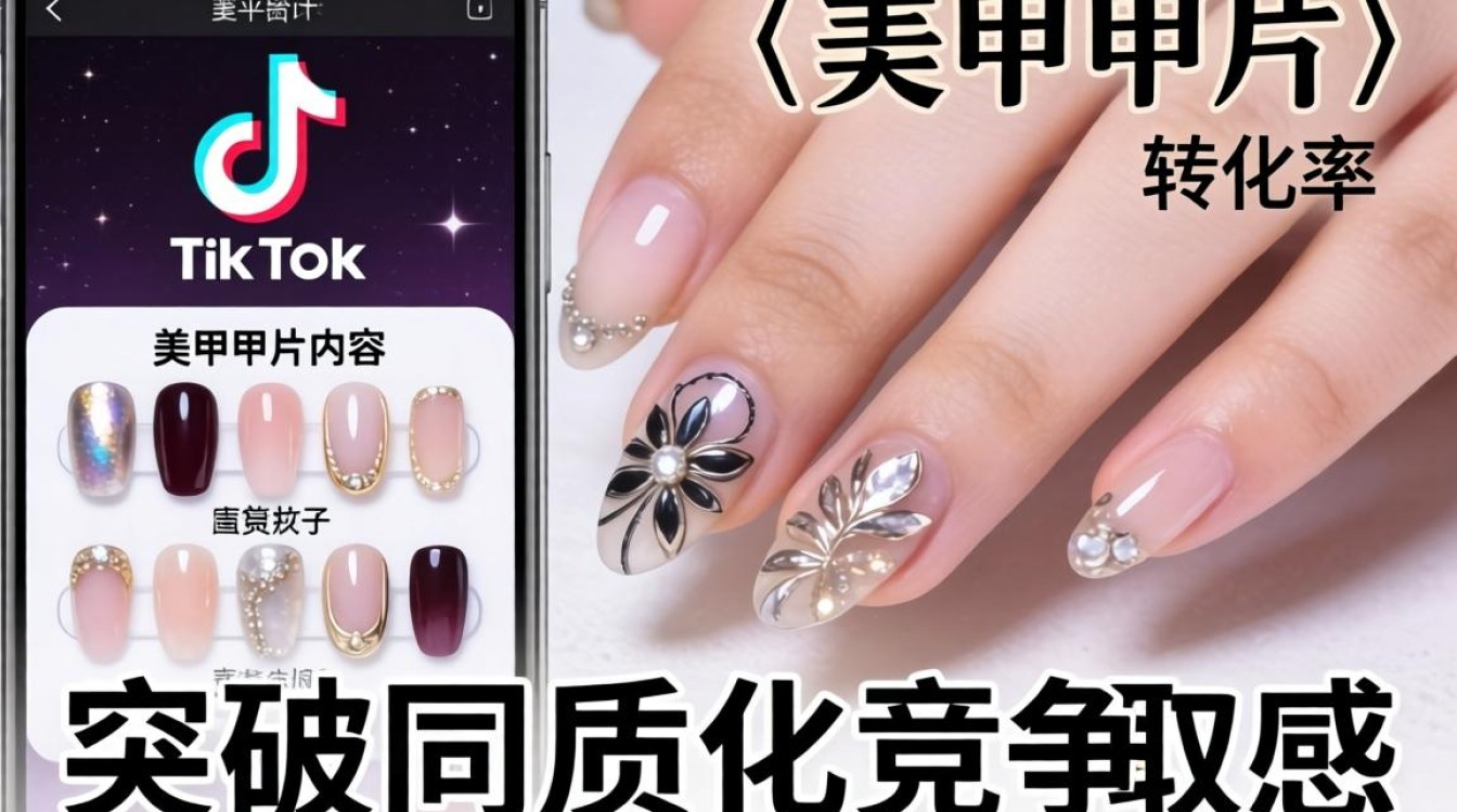 视频拍摄美甲甲片tiktok怎么提升画面质感