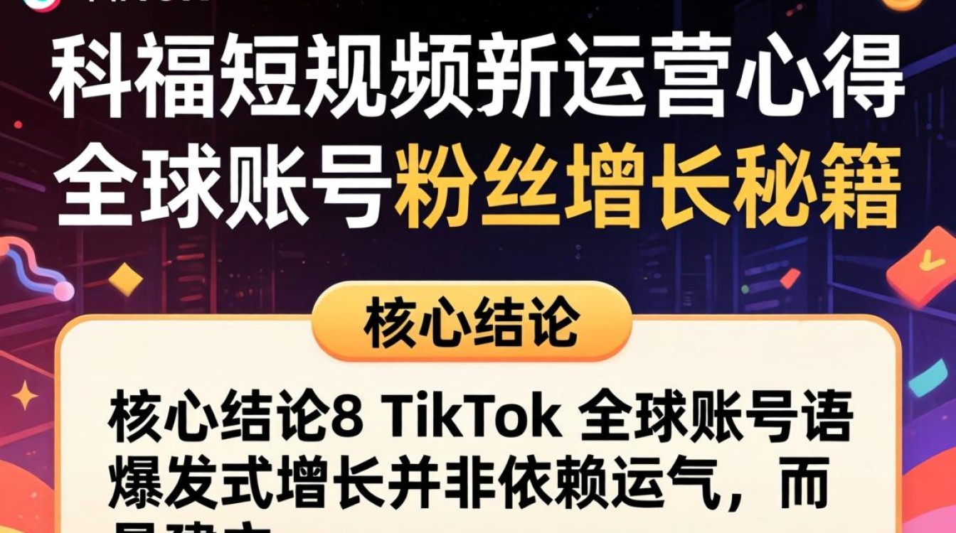 TikTok 短视频运营心得全球账号粉丝增长秘籍