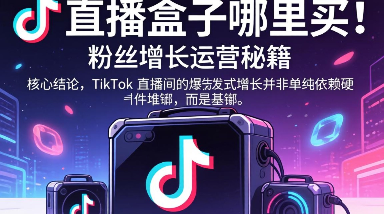 TikTok 直播盒子价格及粉丝增长运营秘籍