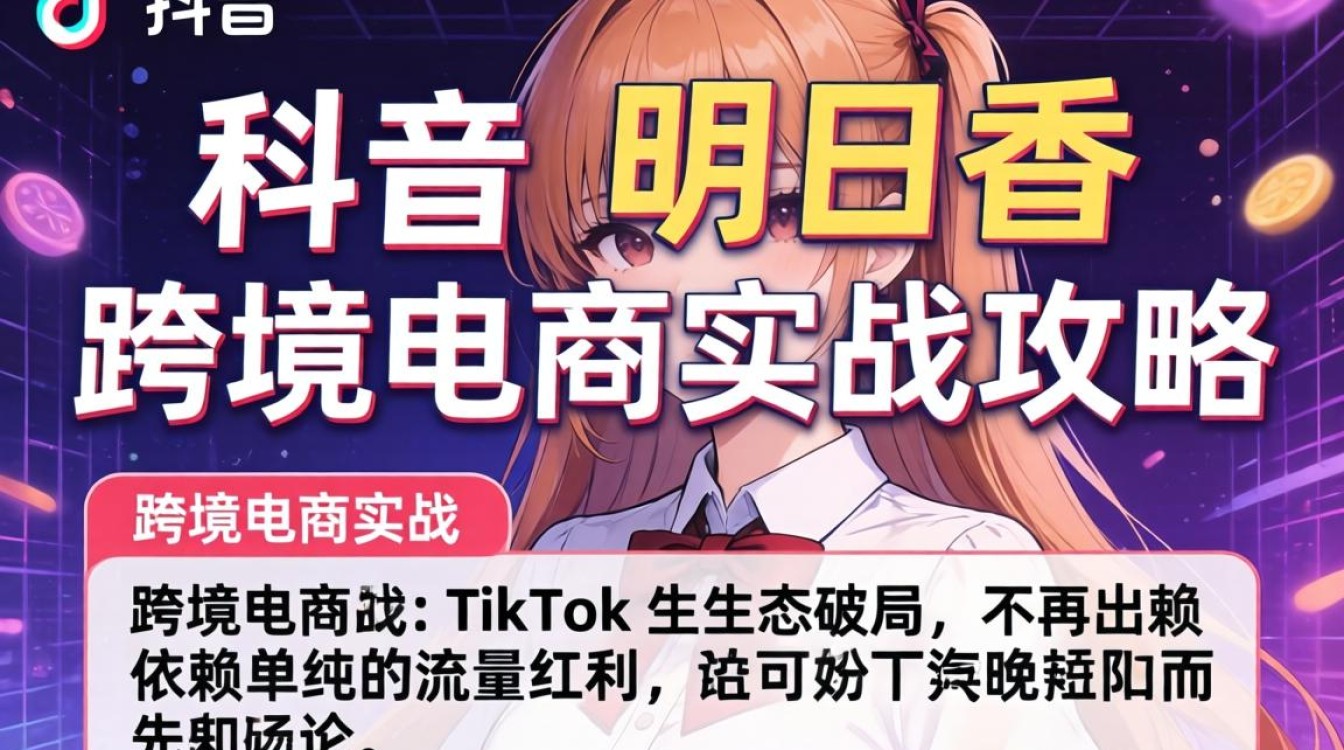 TikTok 的明日香 跨境电商实战攻略