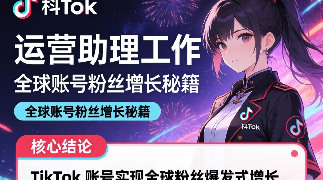 TikTok 运营助理工作全球账号粉丝增长秘籍