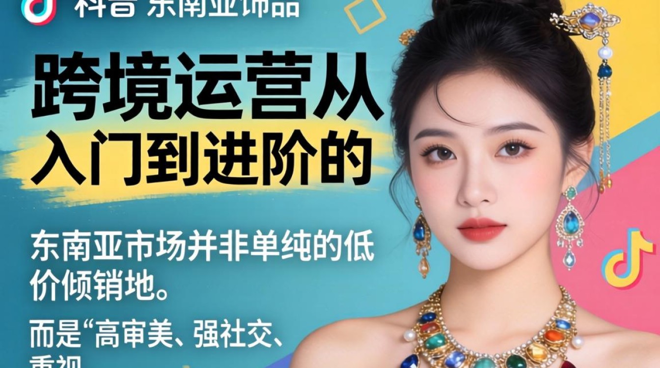 TikTok 东南亚饰品跨境运营从入门到进阶