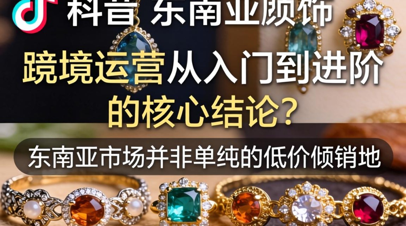 TikTok 东南亚饰品跨境运营从入门到进阶