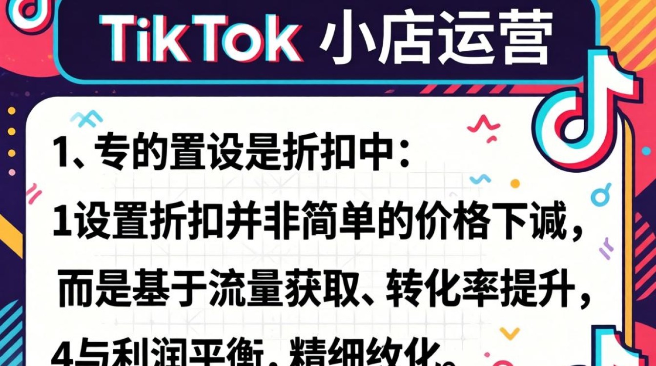 TikTok 小店怎么设置折扣
