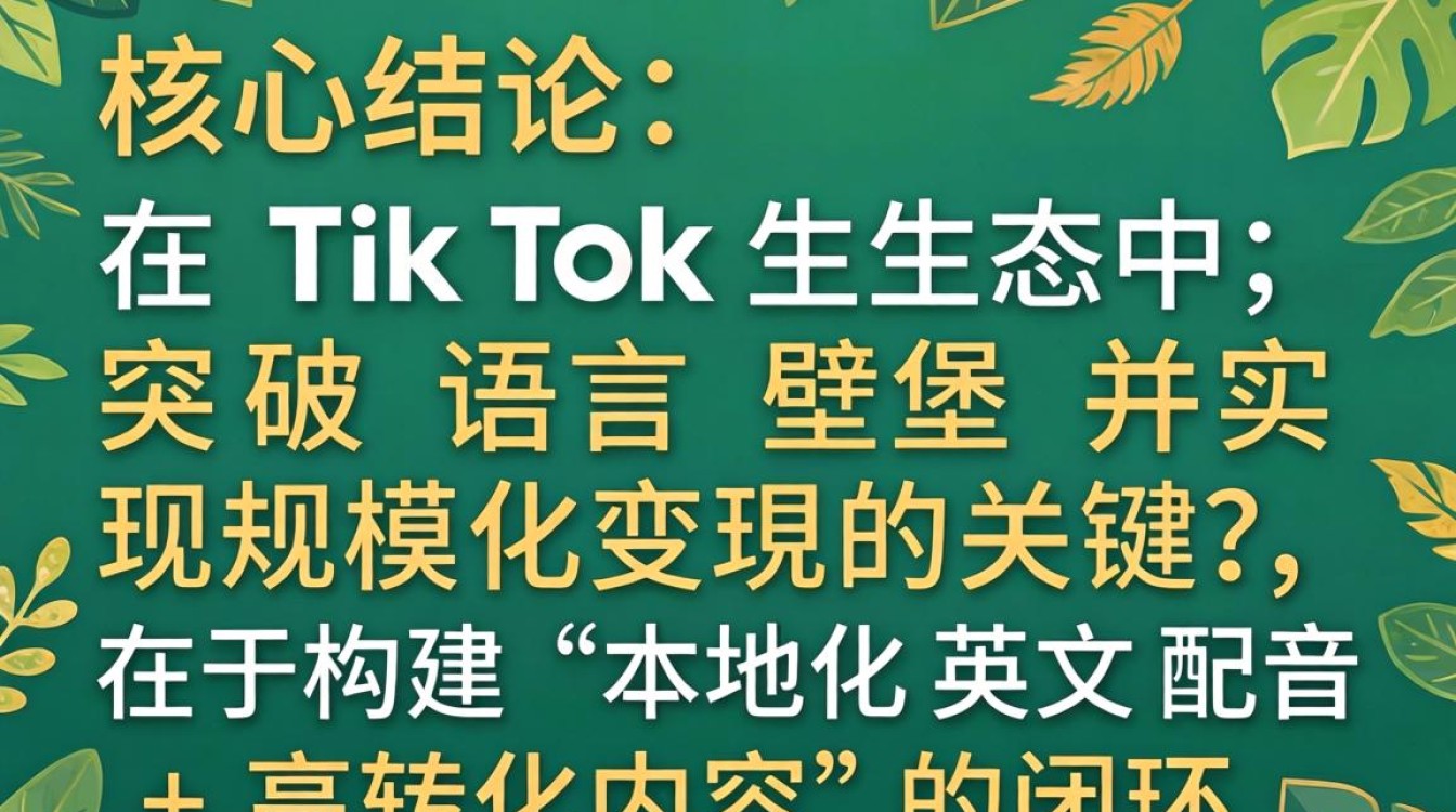 TikTok 怎么增加英文配音,TikTok 英文配音怎么变现 TikTok 怎么增加英文配音