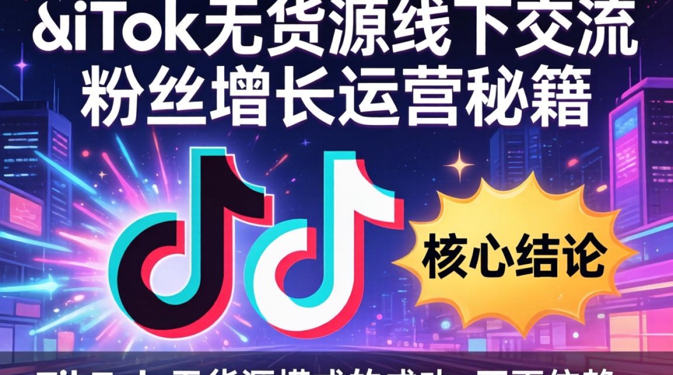 TikTok 无货源线下交流 粉丝增长运营秘籍