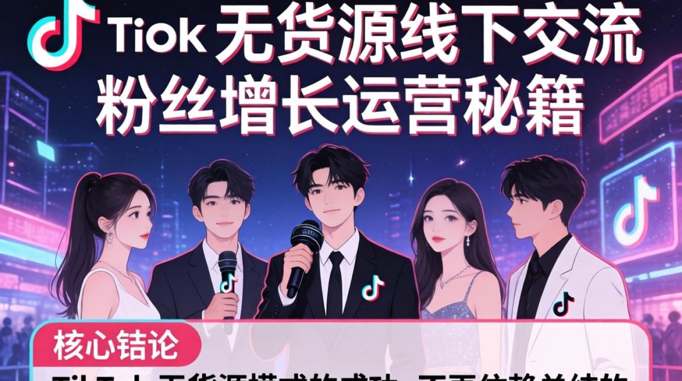 TikTok 无货源线下交流 粉丝增长运营秘籍