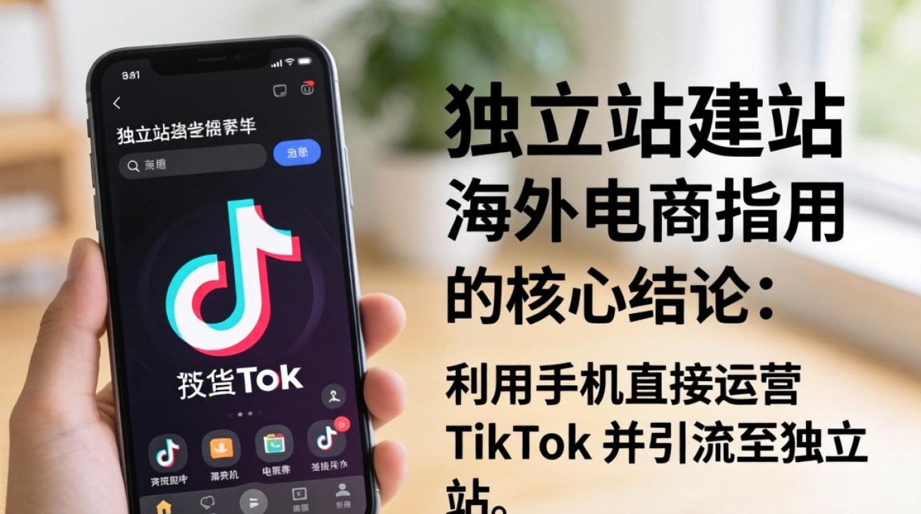 TikTok 手机如何直接使用独立站建站