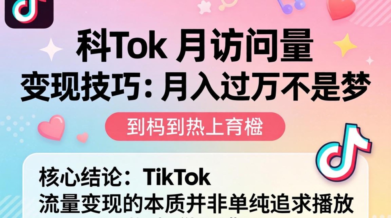 TikTok 月访问量 变现技巧