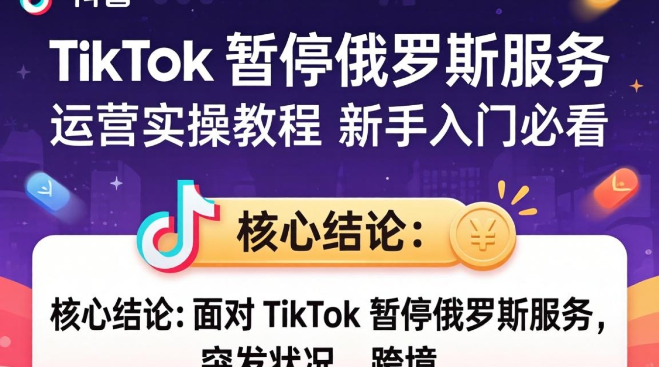 TikTok 暂停俄罗斯服务原因及运营实操教程