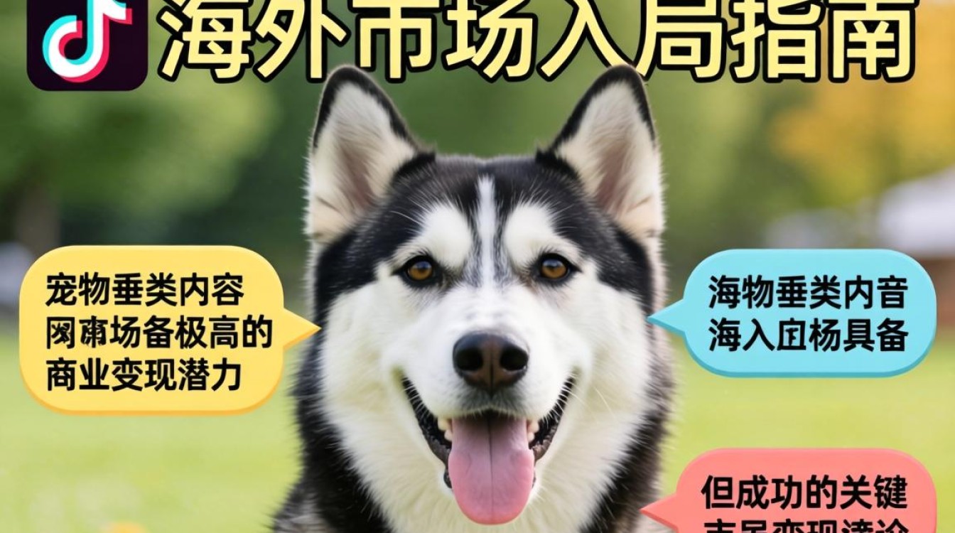 TikTok 上的快乐哈士奇 海外市场入局指南