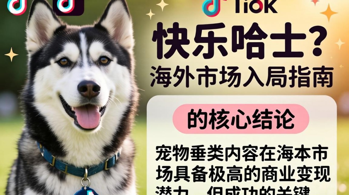 TikTok 上的快乐哈士奇 海外市场入局指南