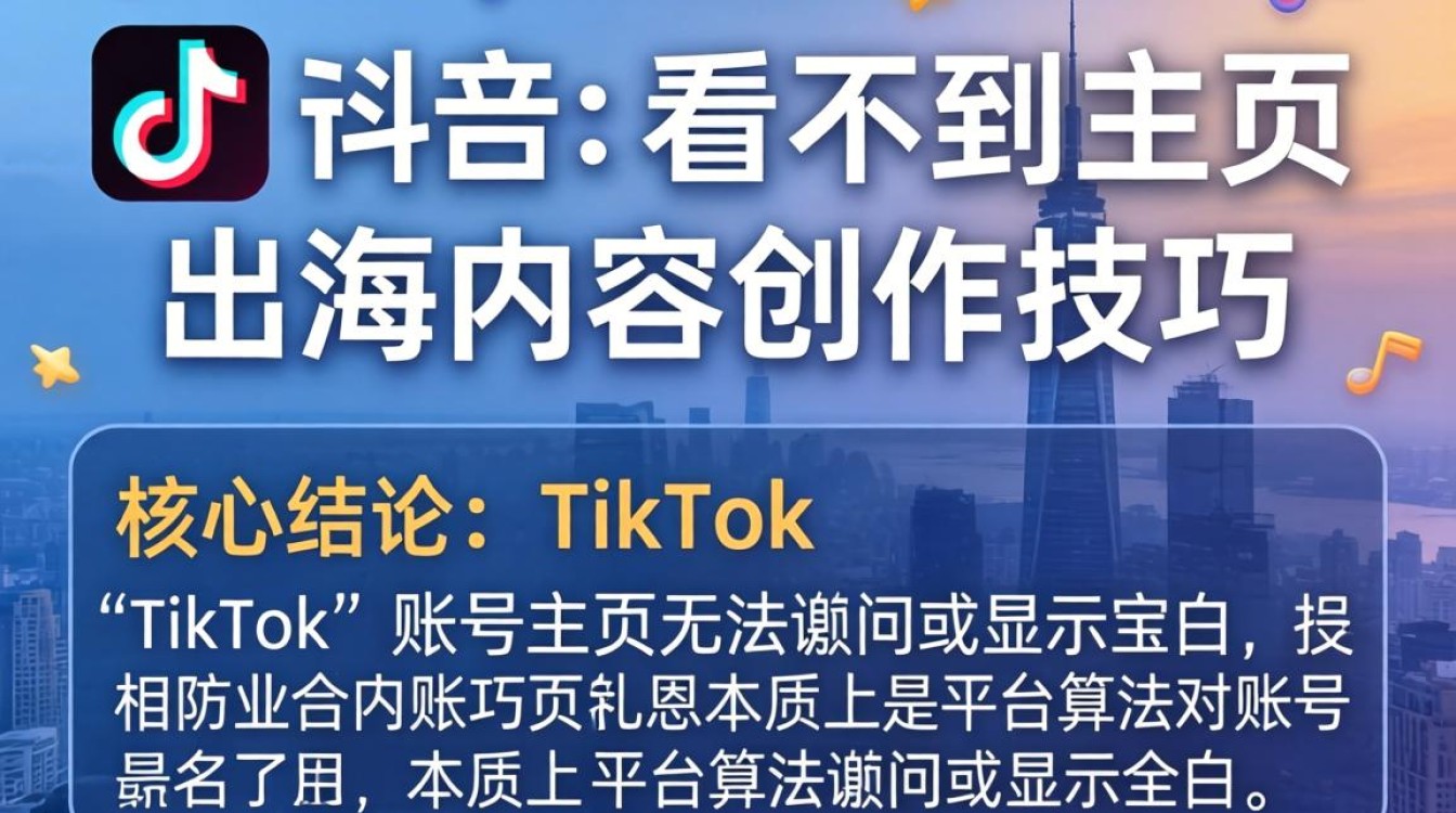 TikTok 看不到主页怎么办
