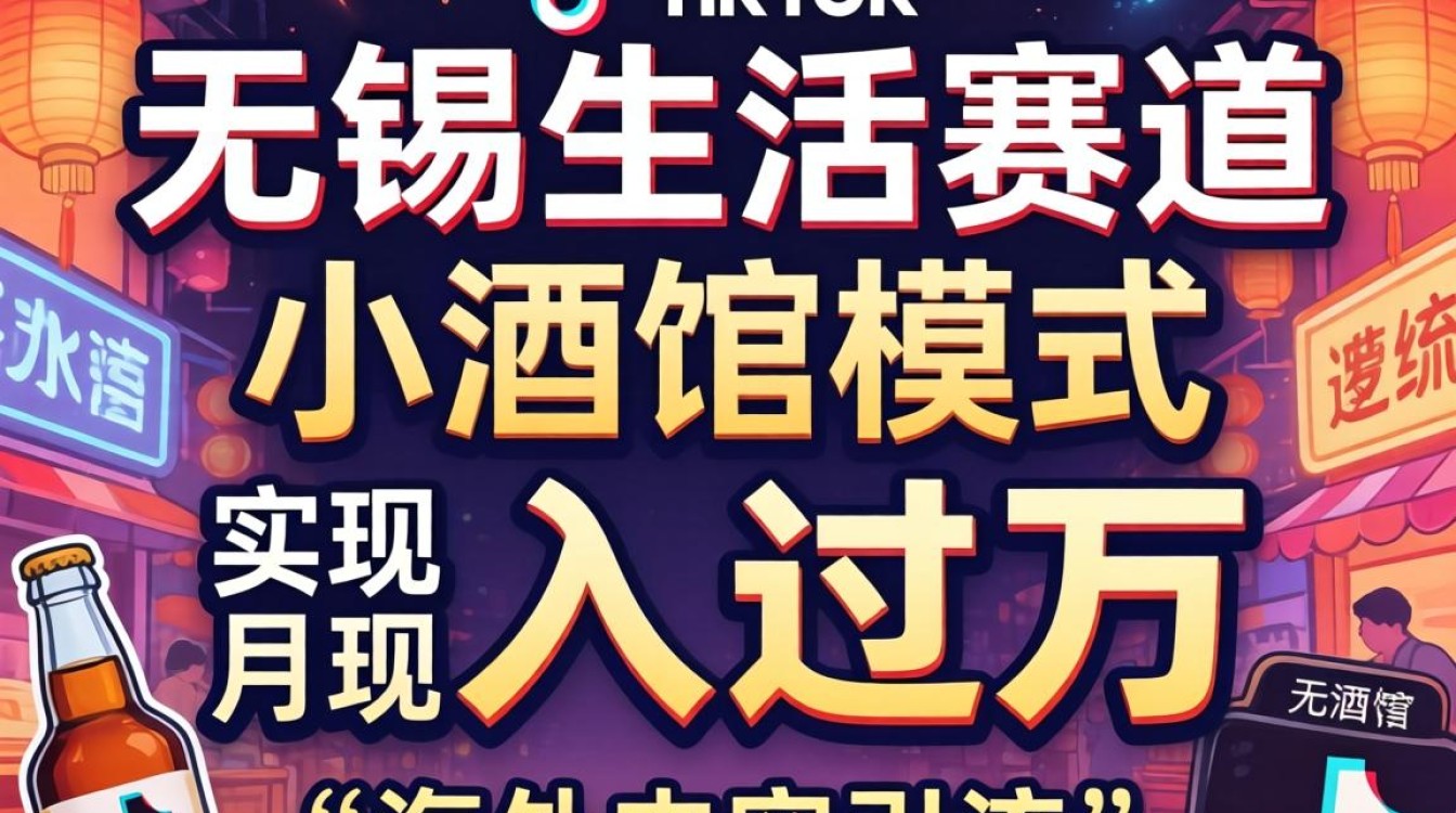 无锡 TikTok 小酒馆月入过万技巧