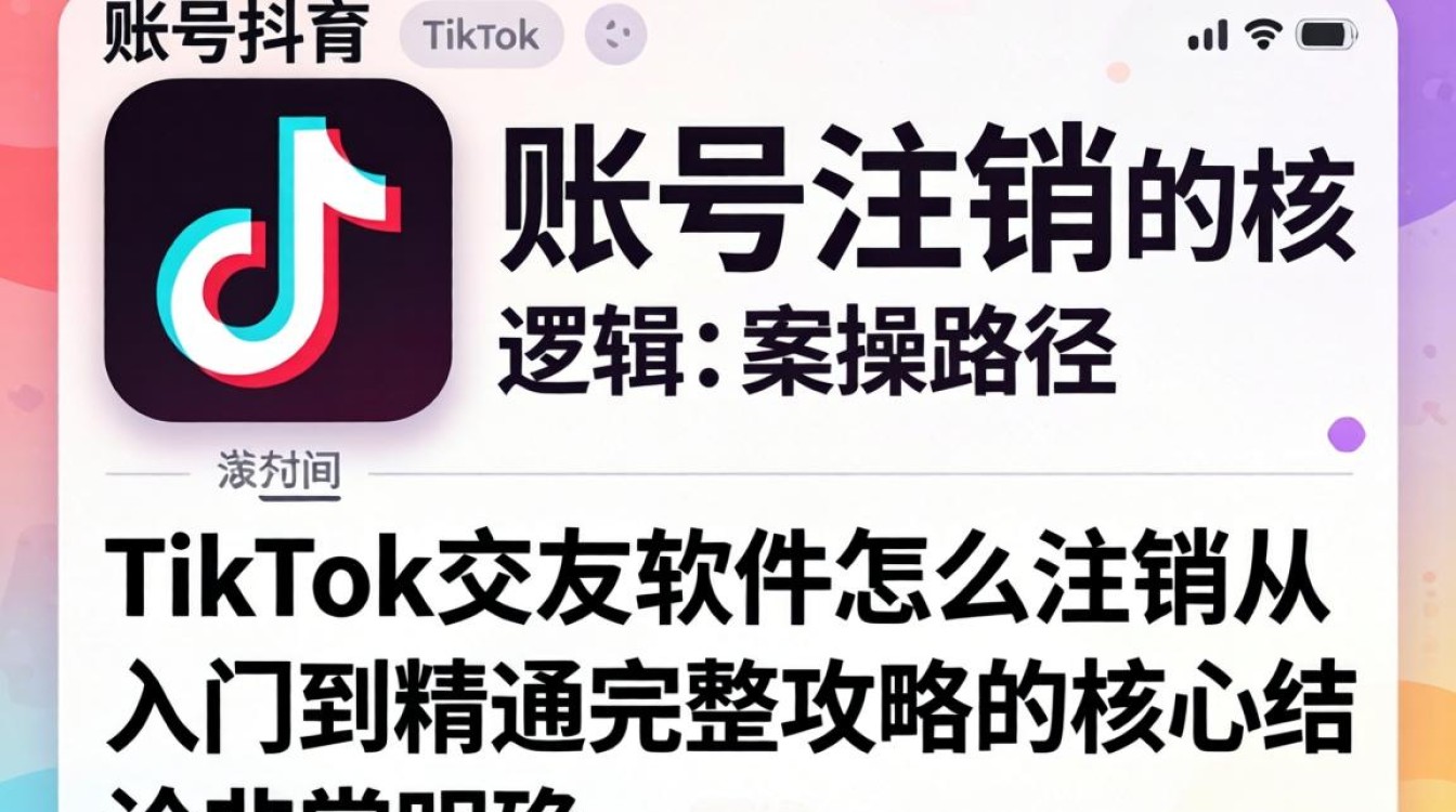 TikTok 交友软件怎么注销