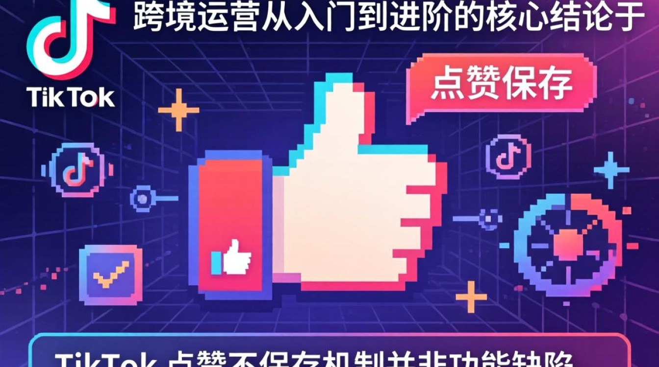 TikTok 点赞不保存原因及跨境运营从入门到进阶