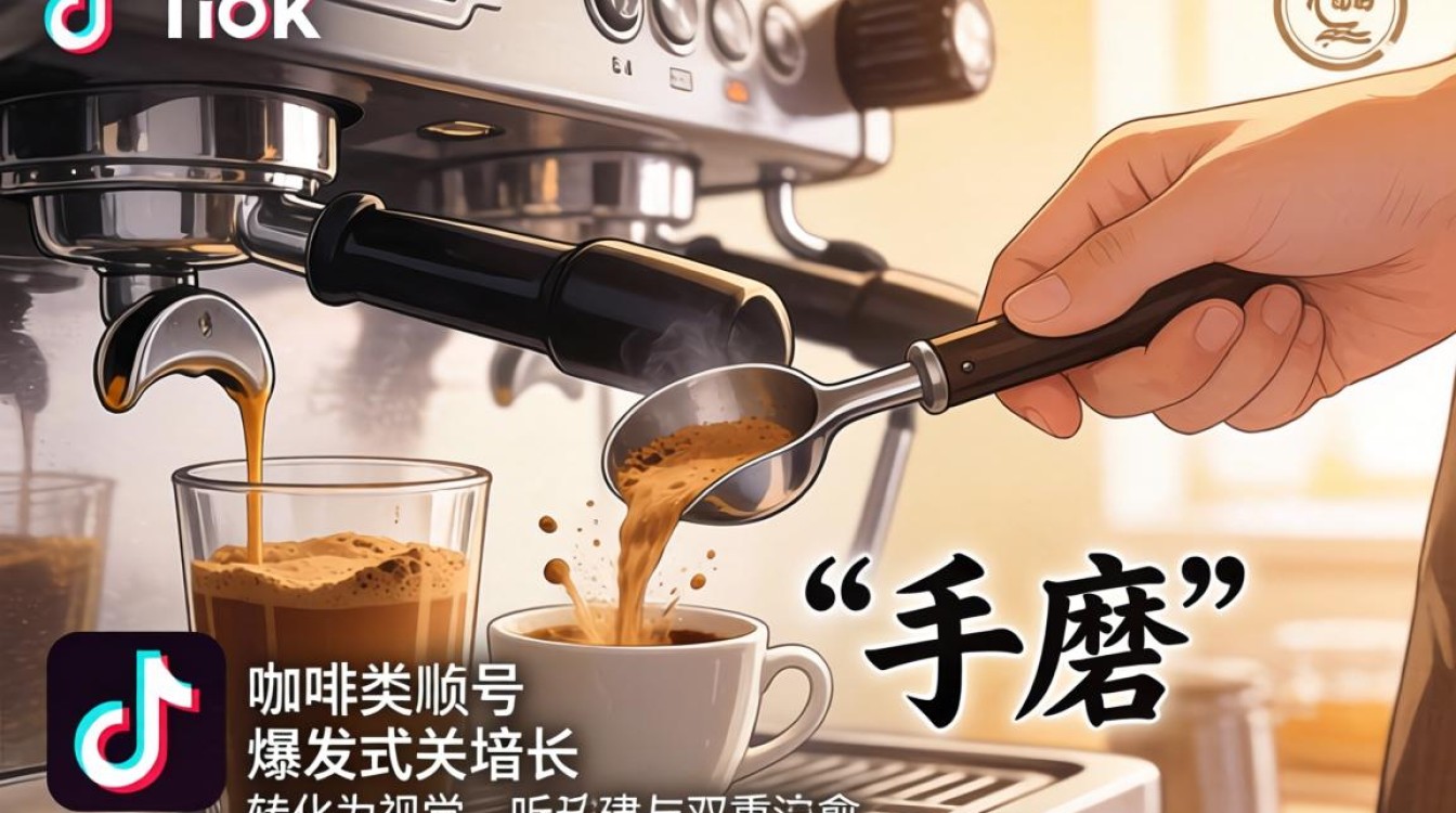 TikTok 惬意手磨咖啡 粉丝增长运营秘籍