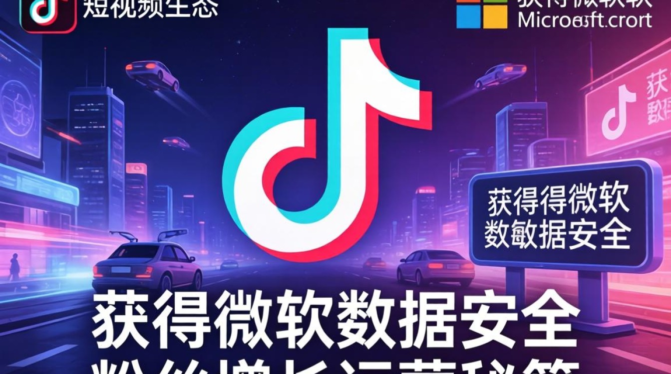 TikTok 获得微软数据安全 粉丝增长运营秘籍