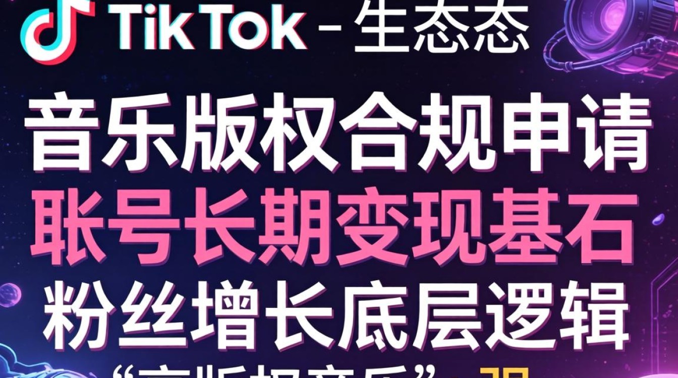 TikTok 如何申请音乐版权