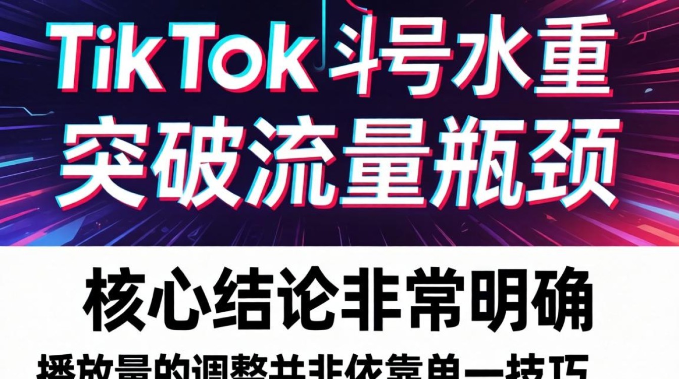 TikTok 播放量怎么调整