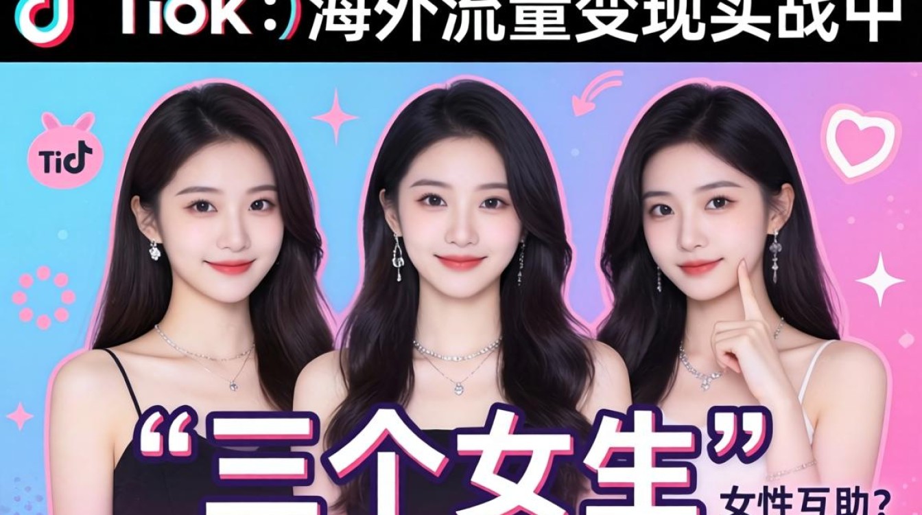 TikTok 三个女生如何变现