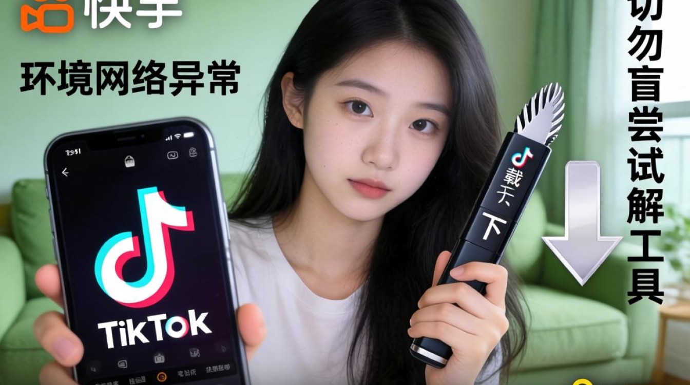 快手网络异常下载不了 tiktok 怎么办