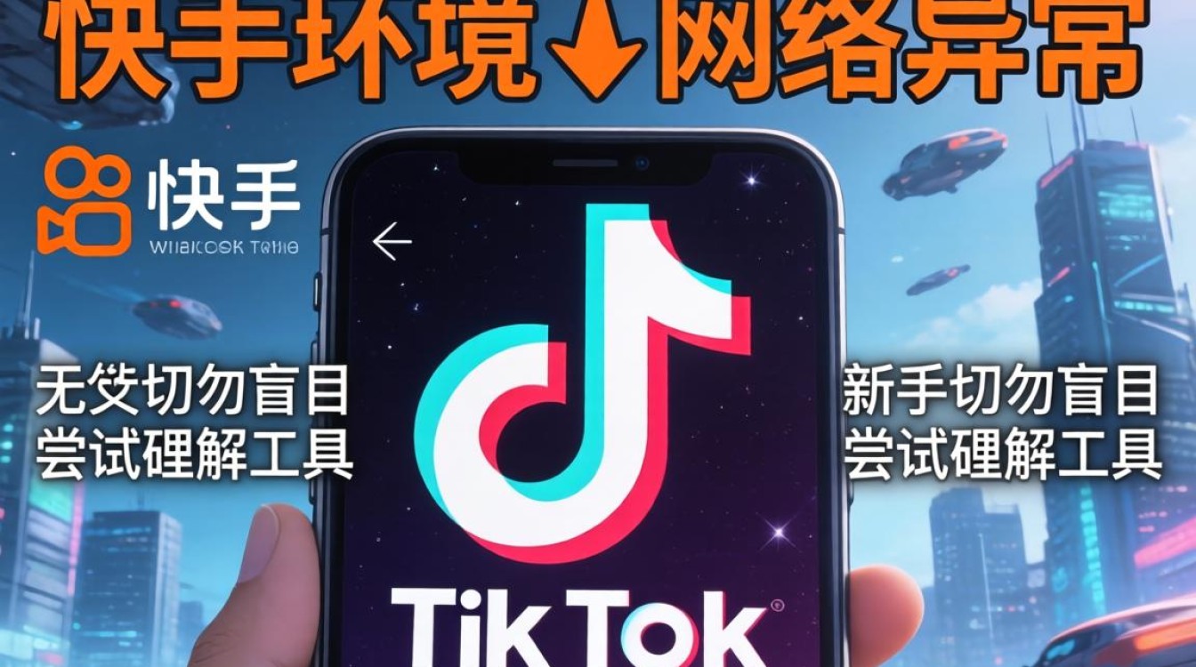 快手网络异常下载不了 tiktok 怎么办