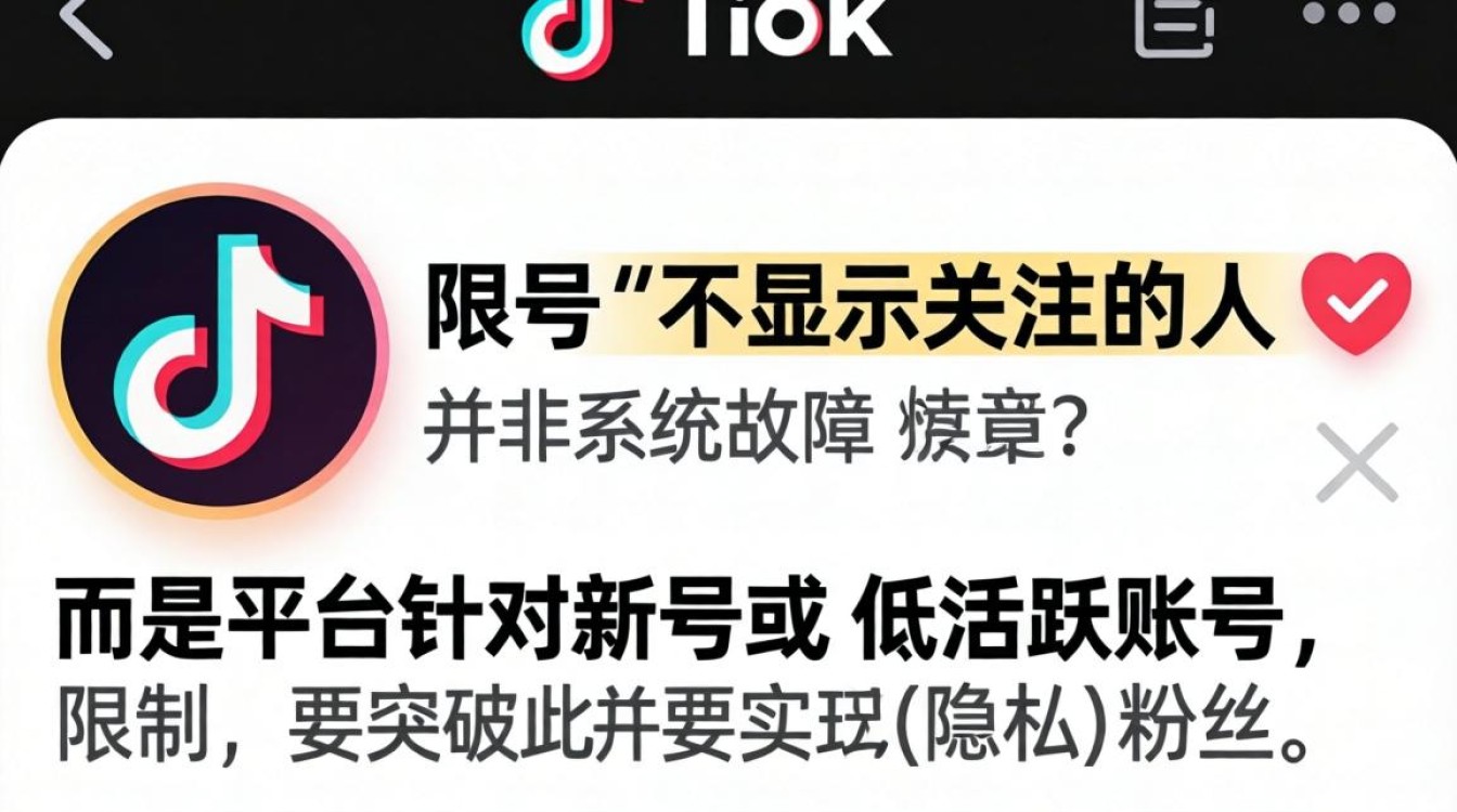 TikTok 不显示关注的人怎么办
