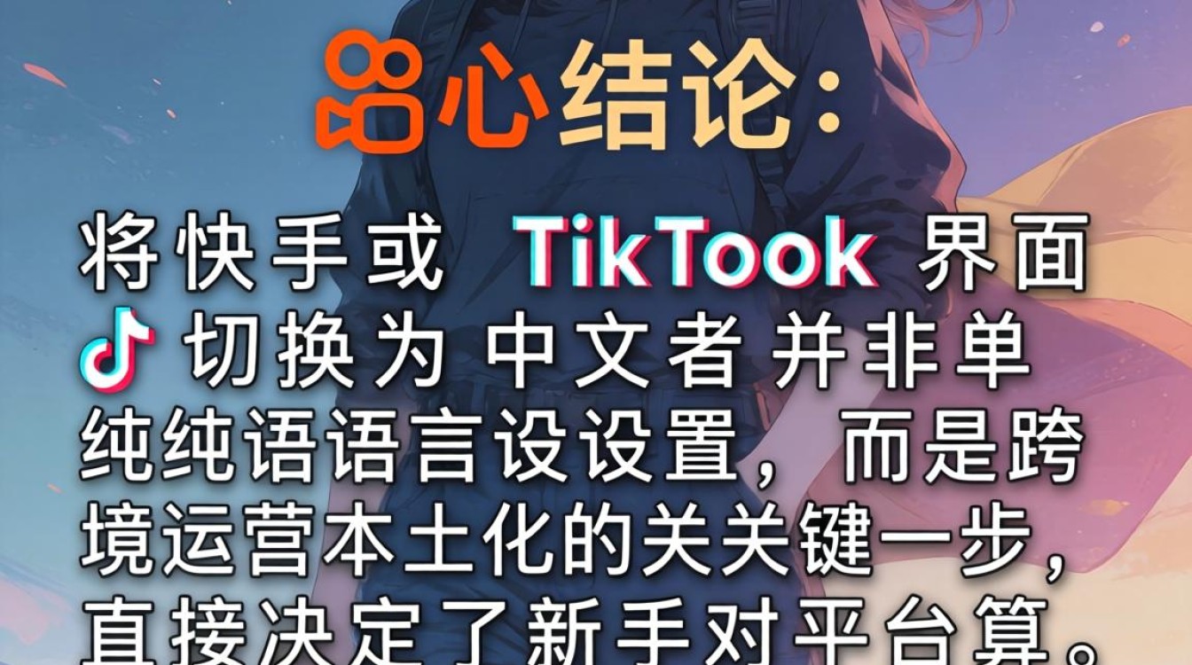 快手 国外 tiktok 怎么换成中文