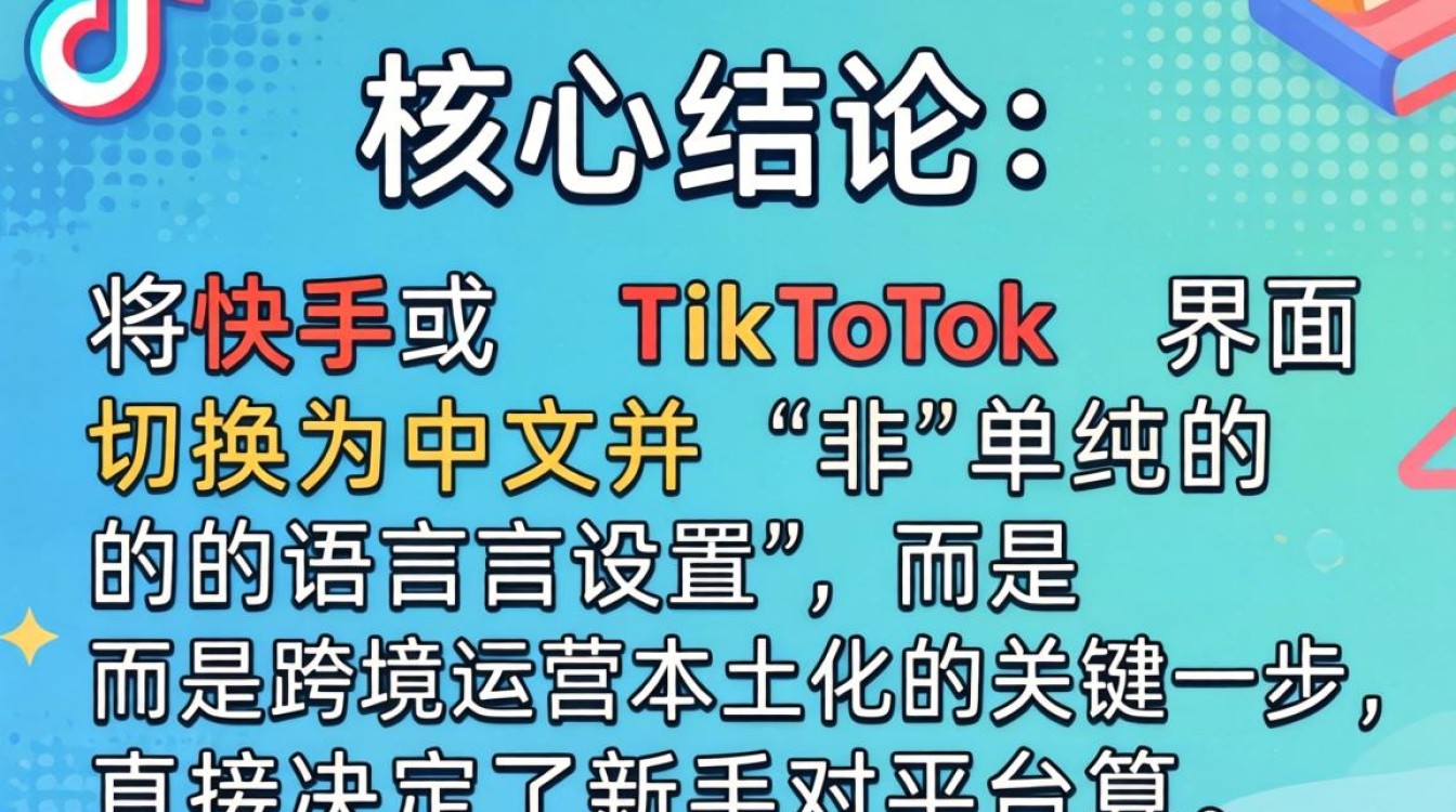 快手 国外 tiktok 怎么换成中文