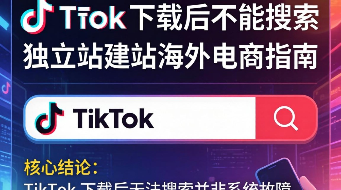 TikTok 下载后不能搜索怎么办
