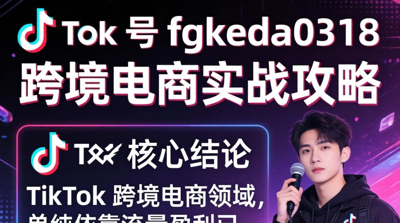 TikTok 号 fgkeda0318 跨境电商实战攻略