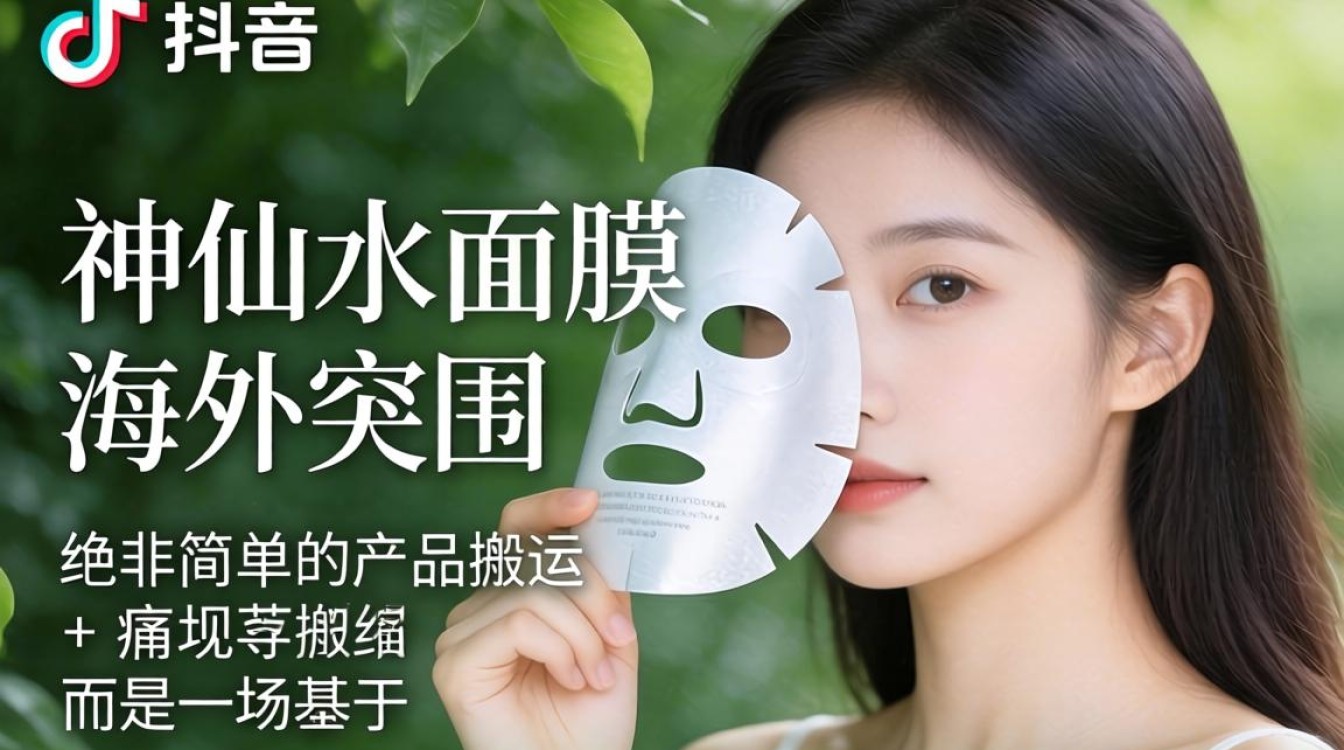 TikTok 神仙水面膜 出海内容创作技巧怎么做