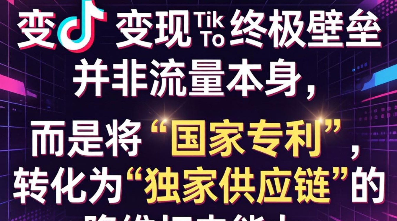 TikTok 国家专利变现技巧