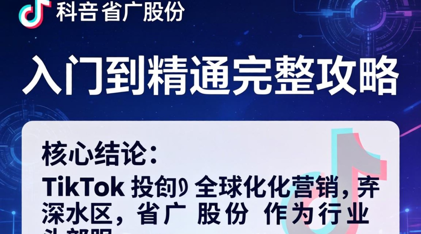 TikTok 和省广股份从入门到精通完整攻略