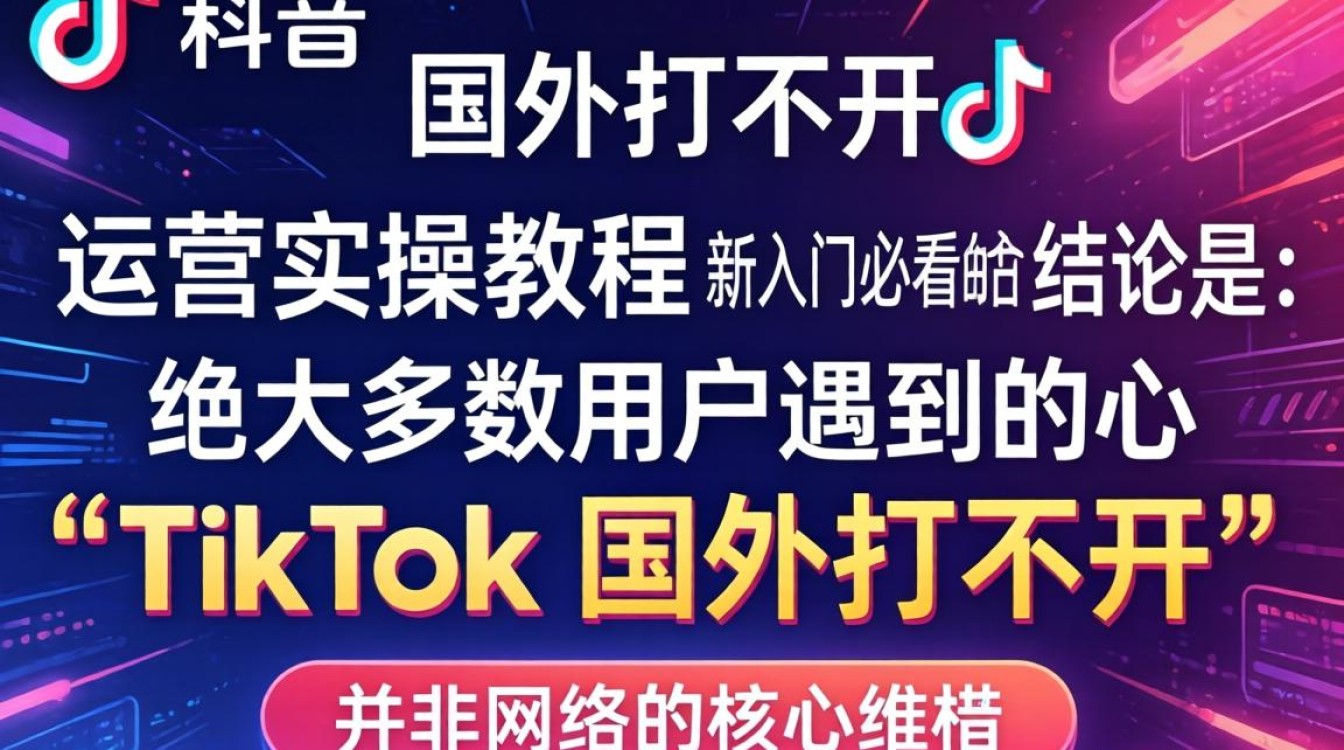 TikTok 无法访问原因及解决方法