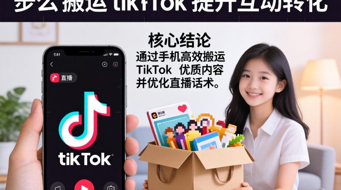 直播话术怎么用手机搬运tiktok提升互动转化