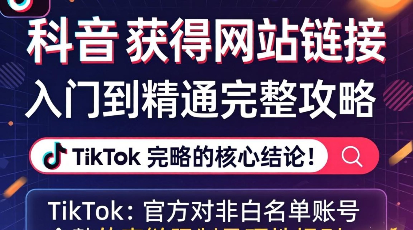 TikTok 如何获得网站链接