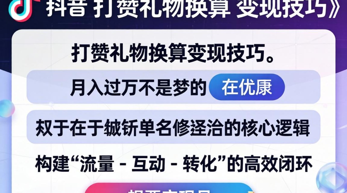 TikTok 打赏礼物怎么换算
